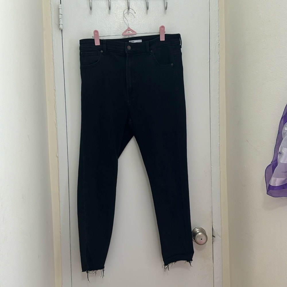Black Bershka Denim skinny jeans